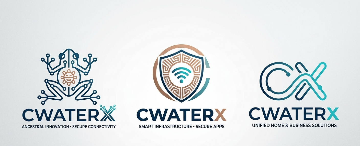 CWaterX Logo Concepts